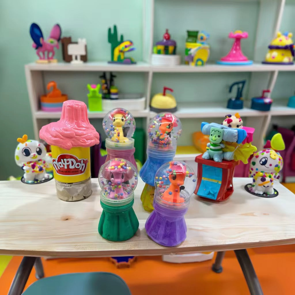 SLIME-CRYSTAL MUD WITH A DOLL INSIDE 12pcs
