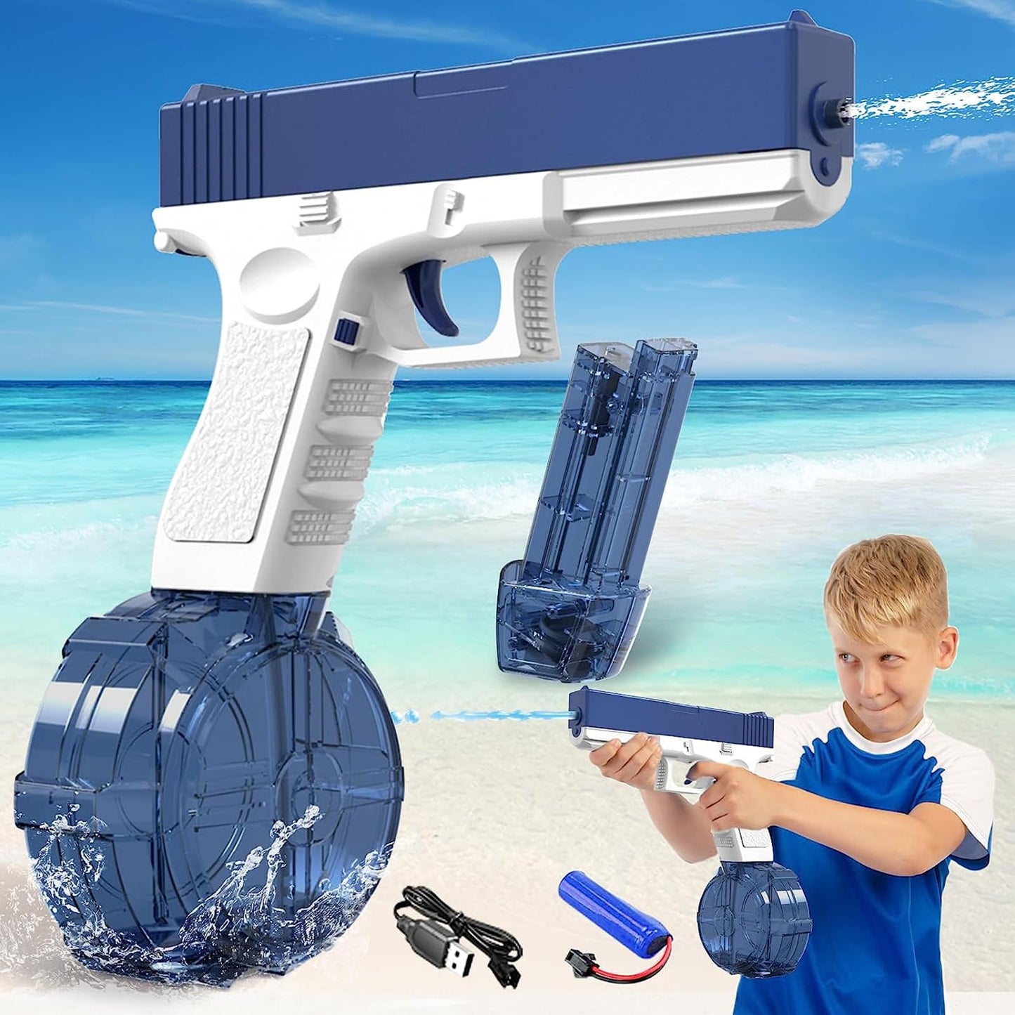 Glock Electric Water Gun (Drum Version)