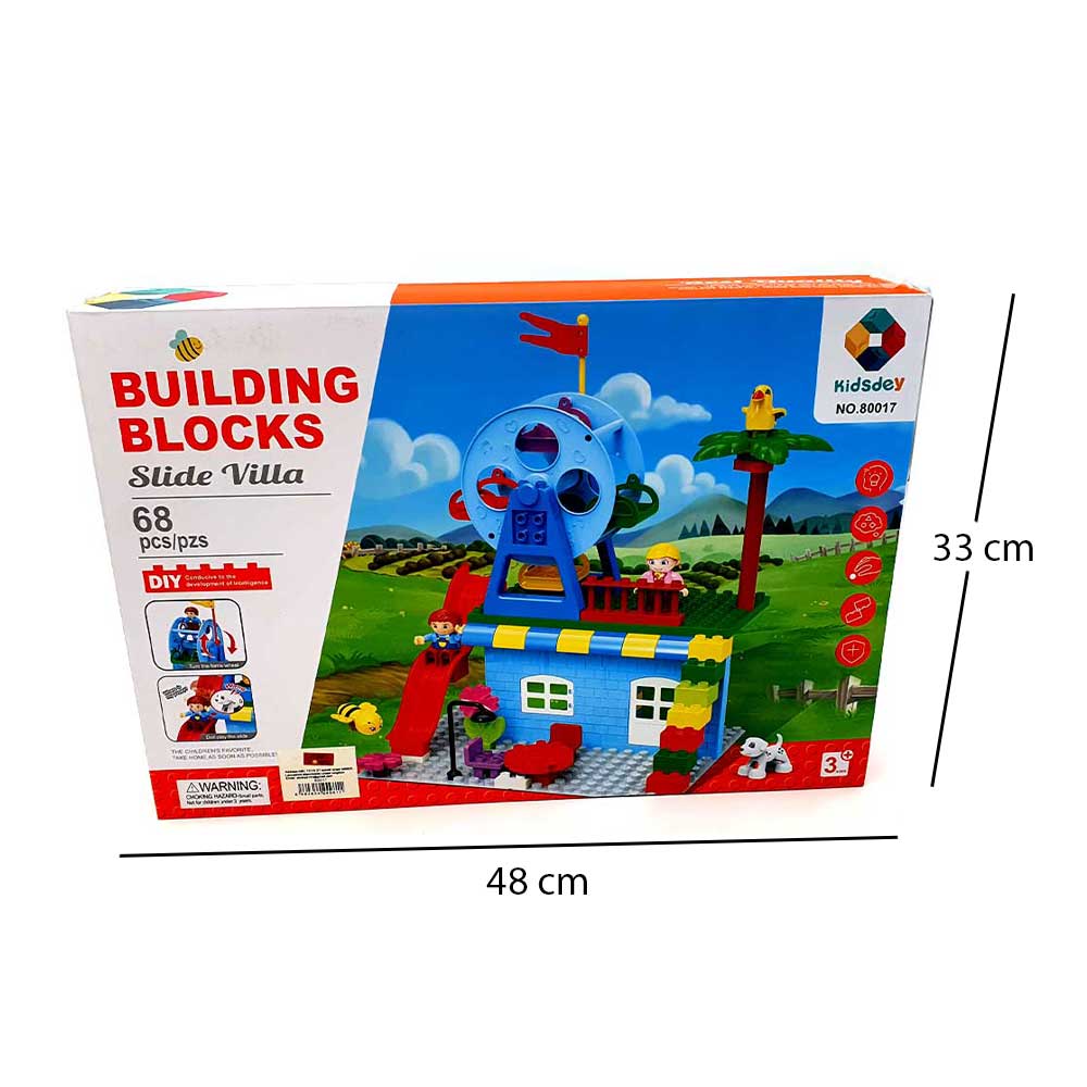 68 PCS, House Building Blocks Set 80017