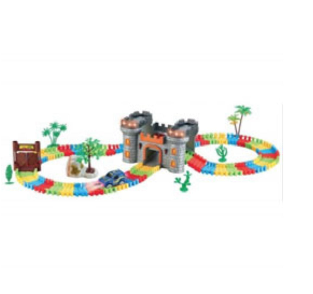 158 pcs light and music track set