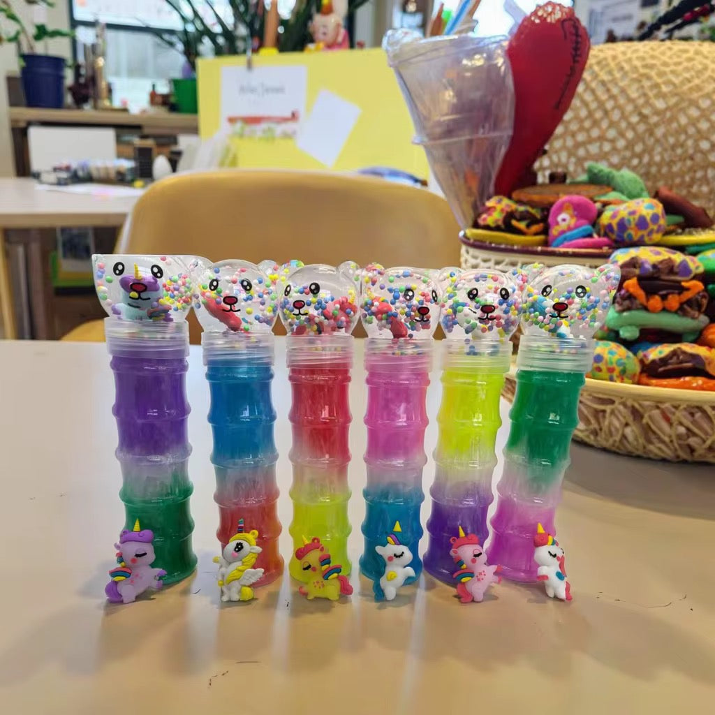 SLIME-CRYSTAL MUD WITH A DOLL INSIDE 6pcs