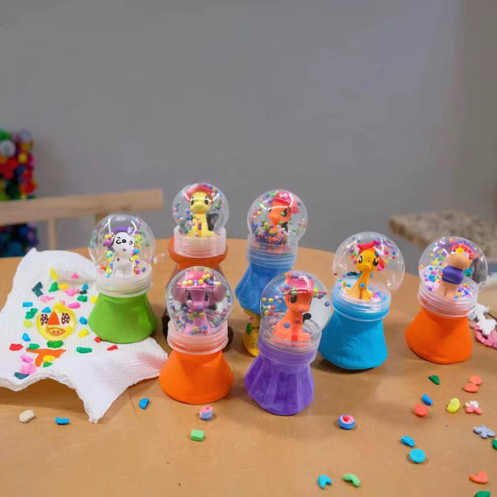 SLIME-CRYSTAL MUD WITH A DOLL INSIDE 12pcs