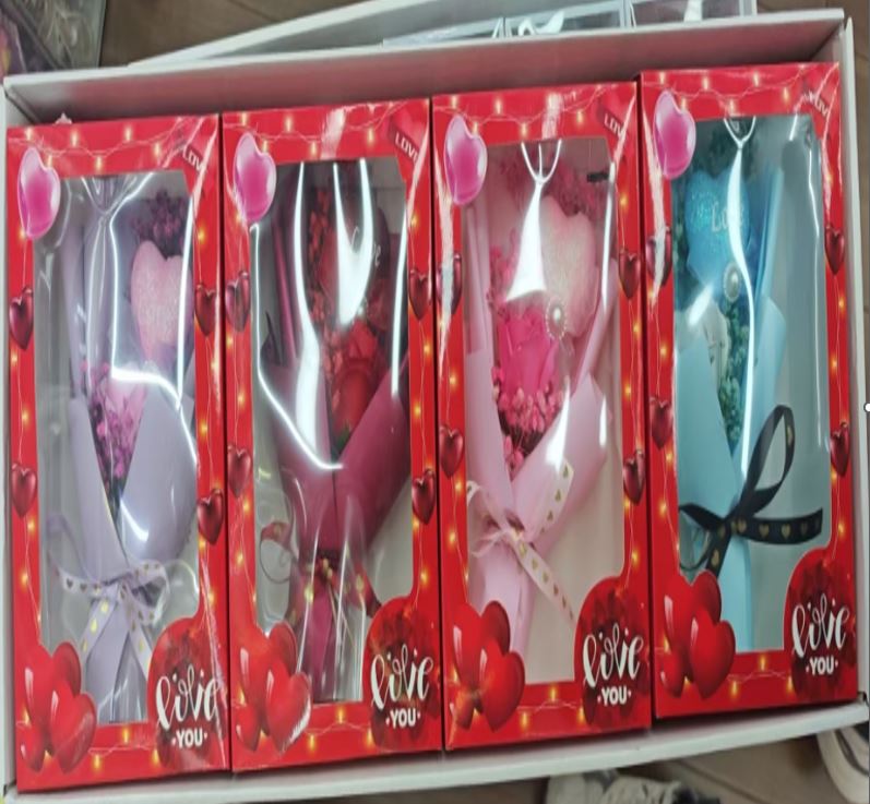 4pcs Rose Artificial Flower