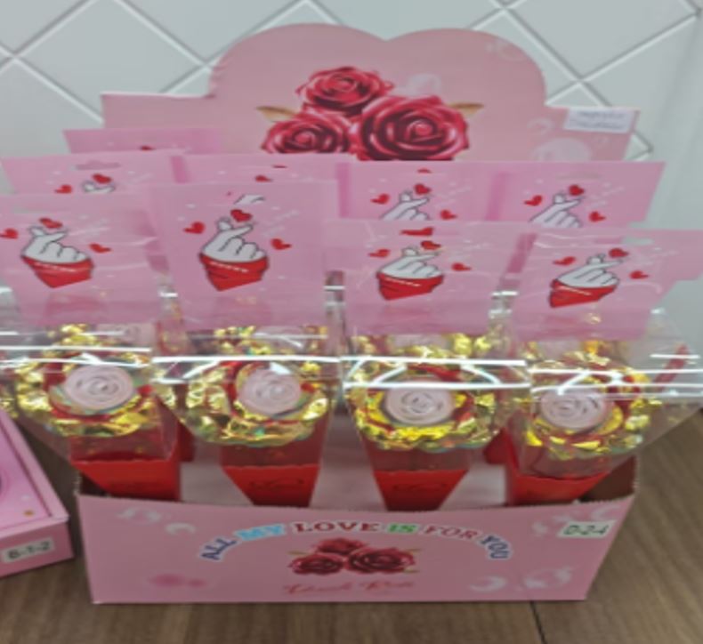 12pcs Rose Artificial Flower light up