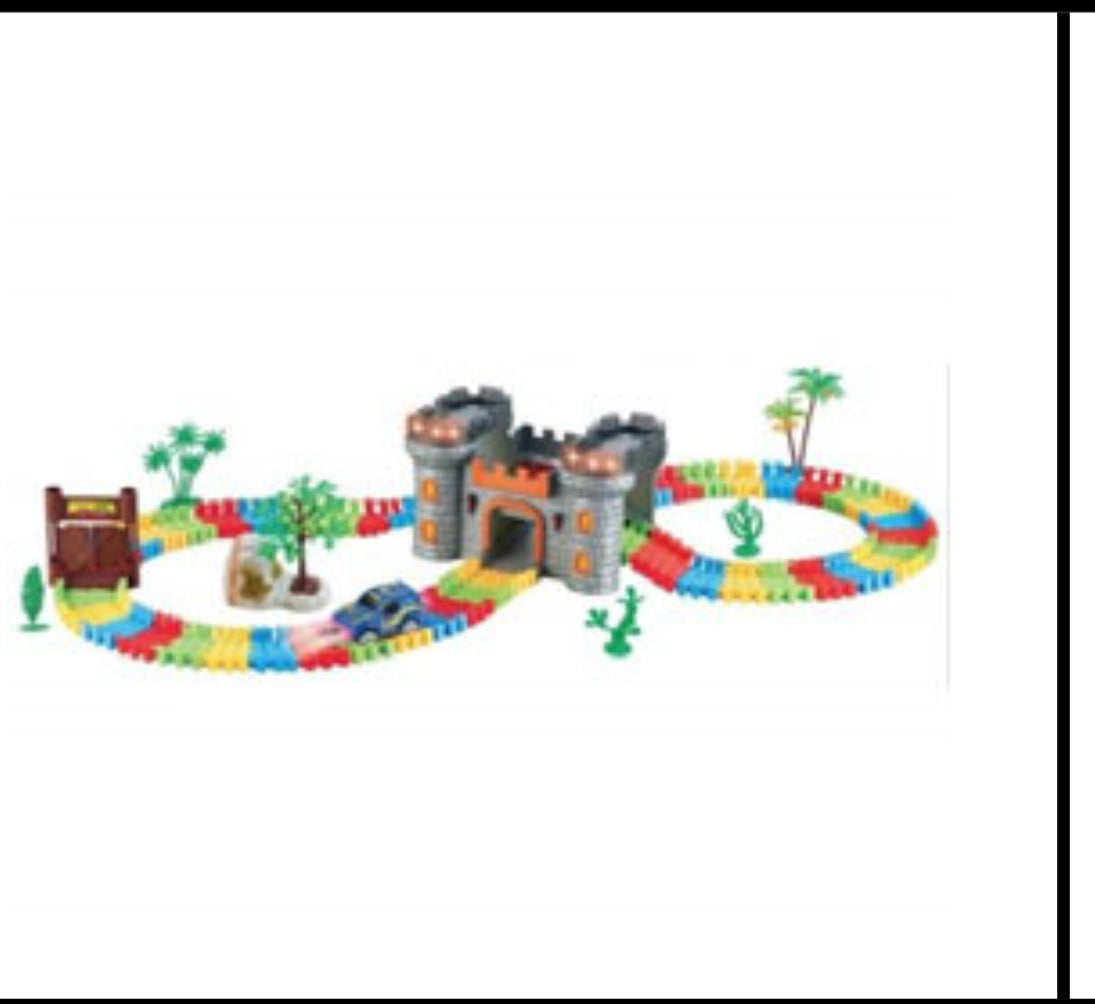 158 pcs light and music track set