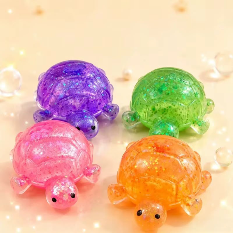 12pcs Sugar Glitter Squishy Turtle