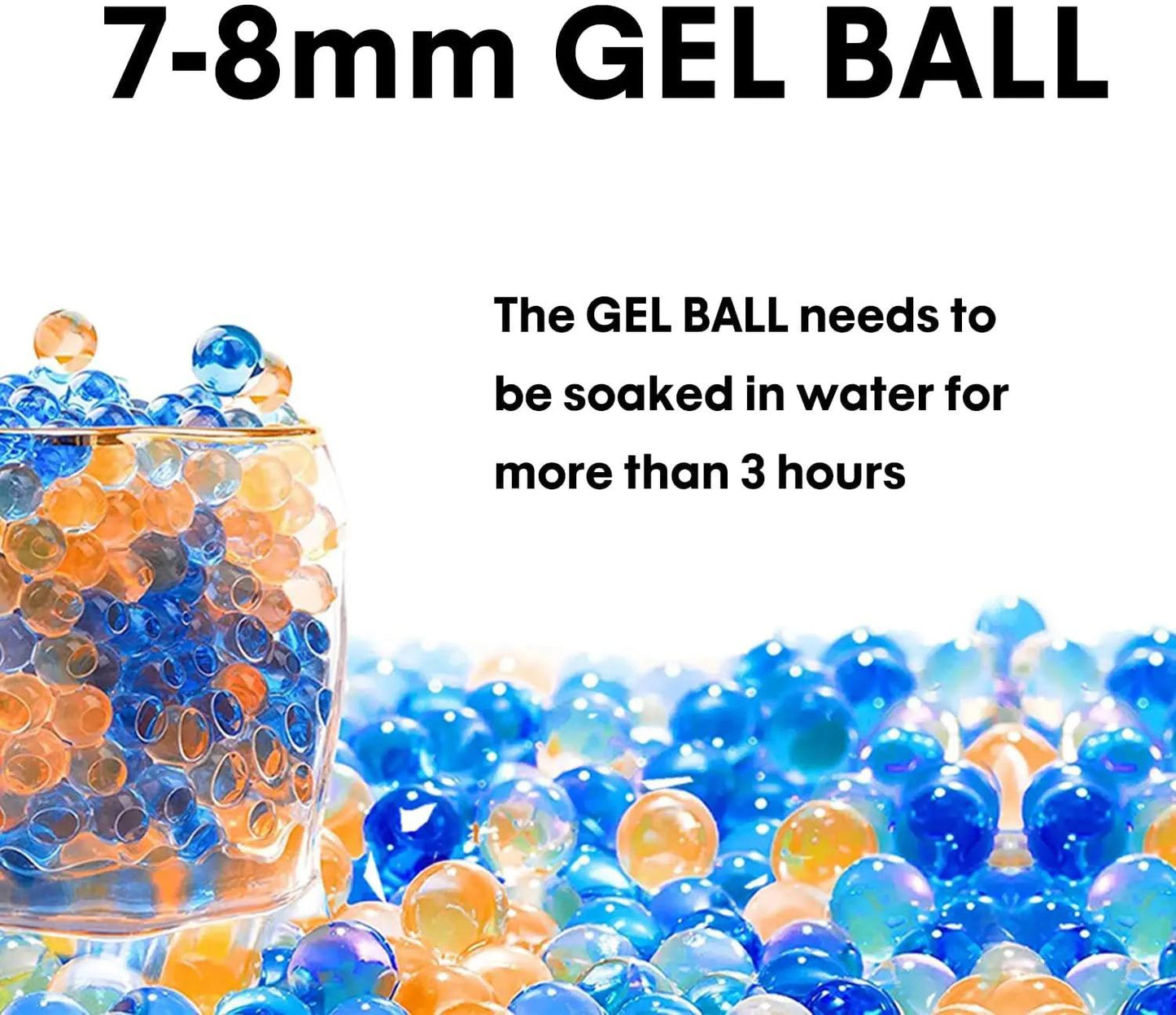 100000pcs gel bullets