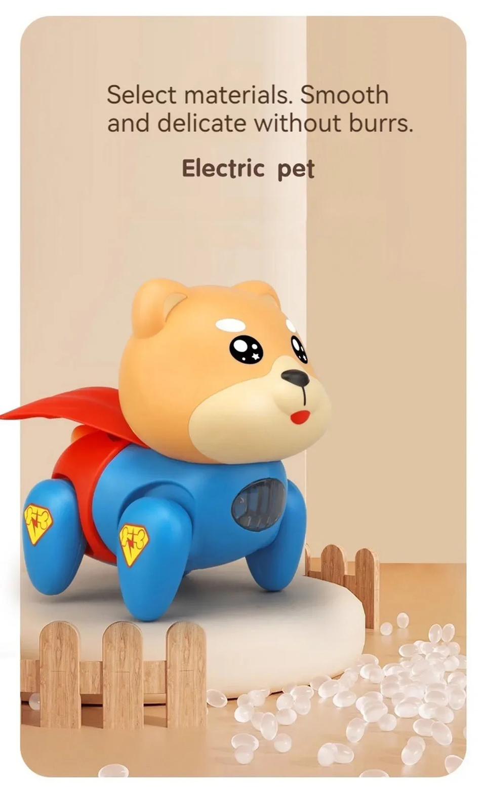 Electric Superman Dog Sound and Light QB-25D