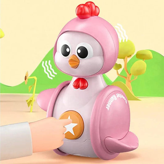 Cute chicken tumbler yellow/blue/pink 3-color mixed LG188505