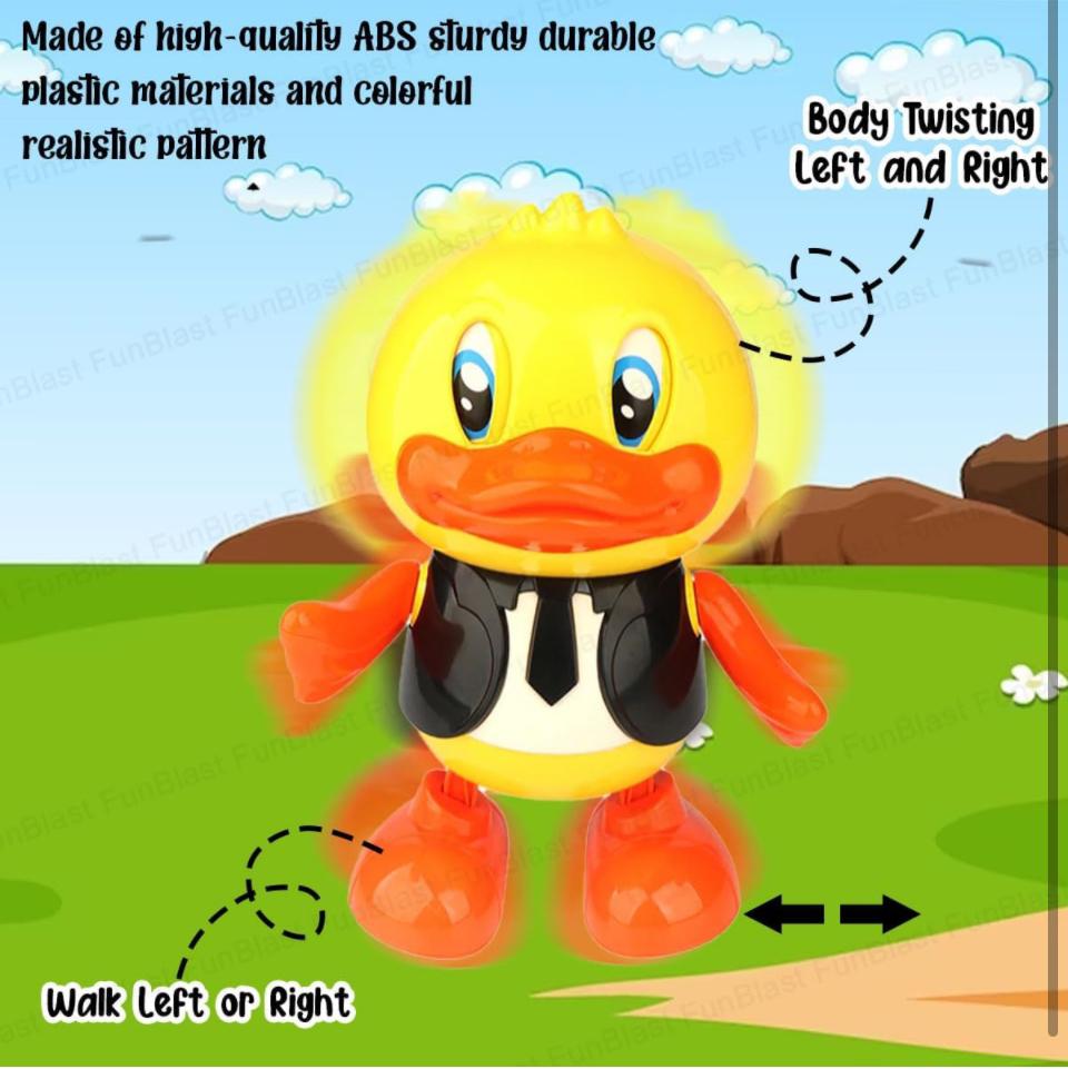 Electric dancing cute duck R03C