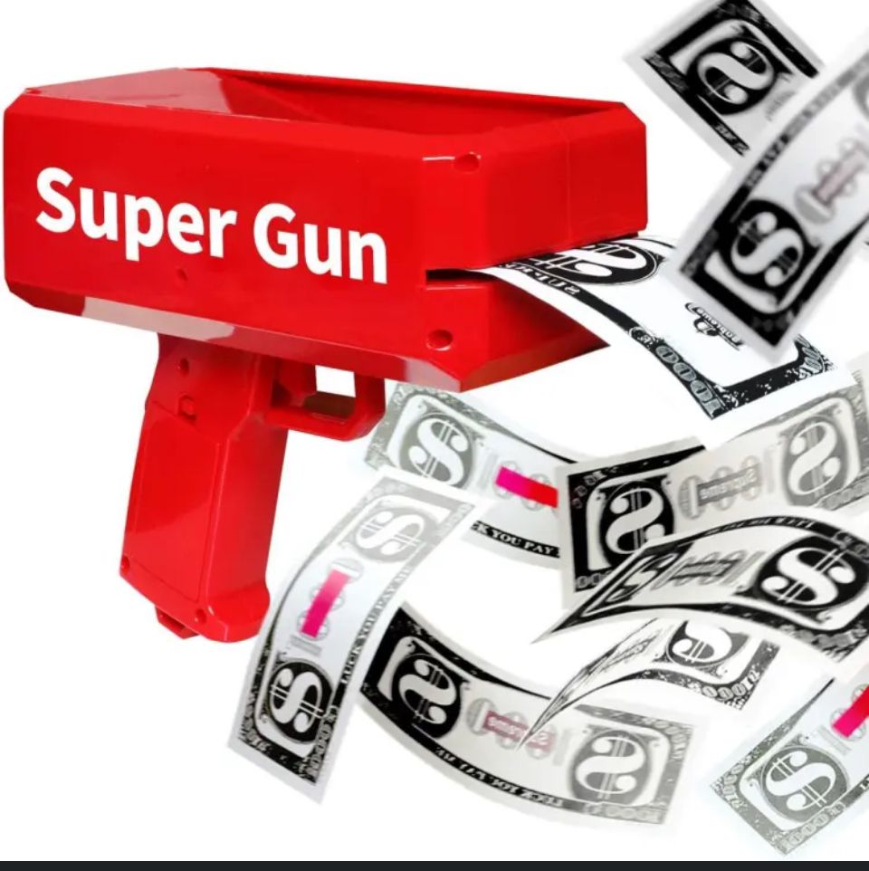 Super money spray gun big red
