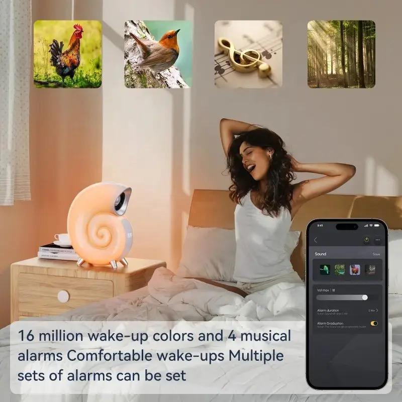 SMART SPEAKER+PREGICTOR+LIGHTS AND CLOCK