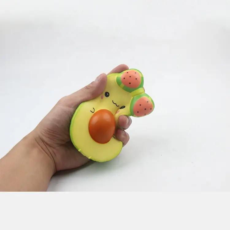 12pcs decompression squeeze avocado toys
