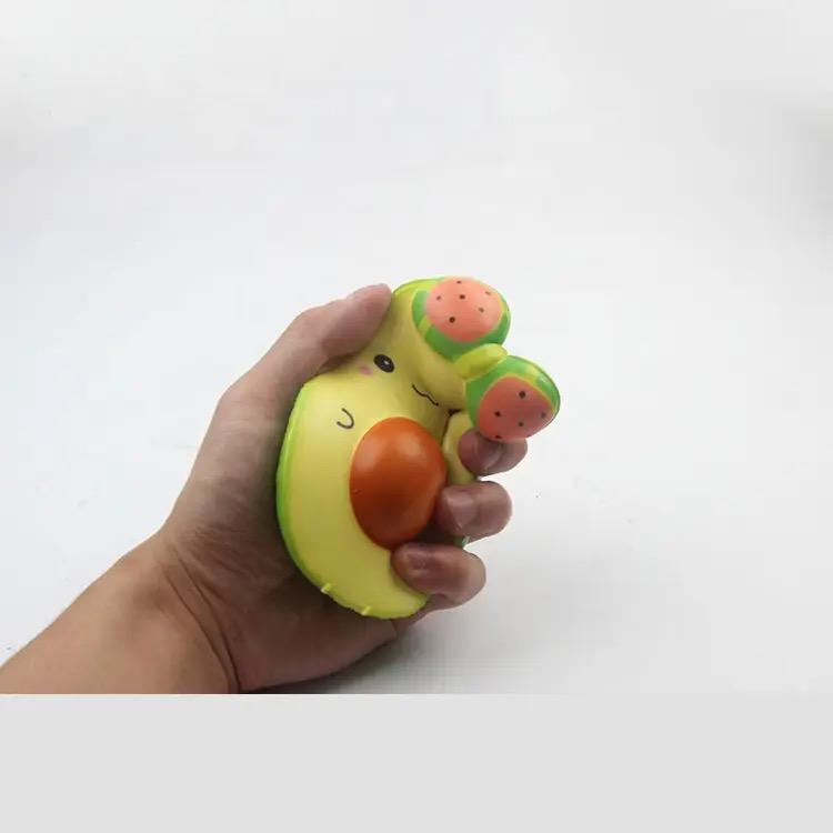 12pcs decompression squeeze avocado toys