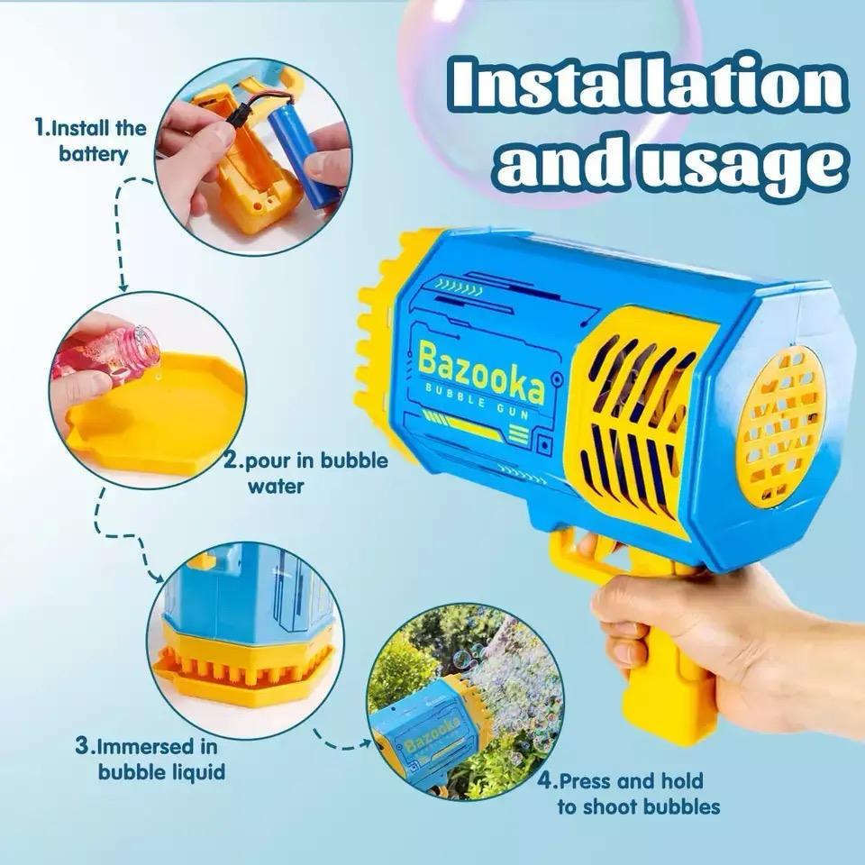 Electric light 69-hole space bubble machine P81418