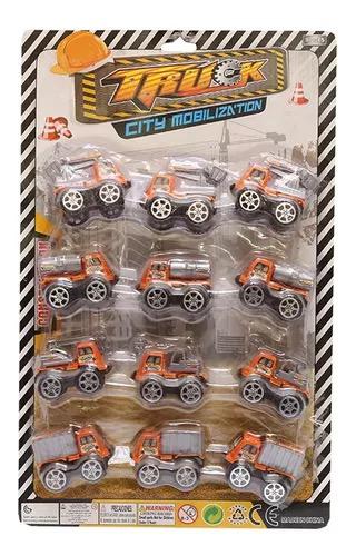 Pull back engineering vehicle
