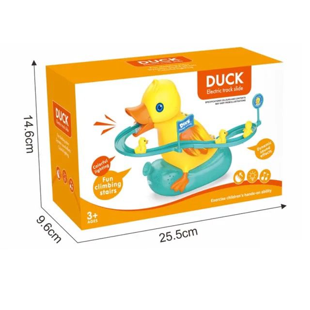 Electric duck climbing stairs