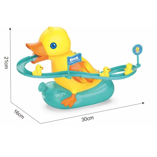 Electric duck climbing stairs