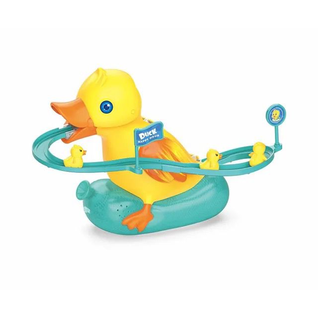 Electric duck climbing stairs