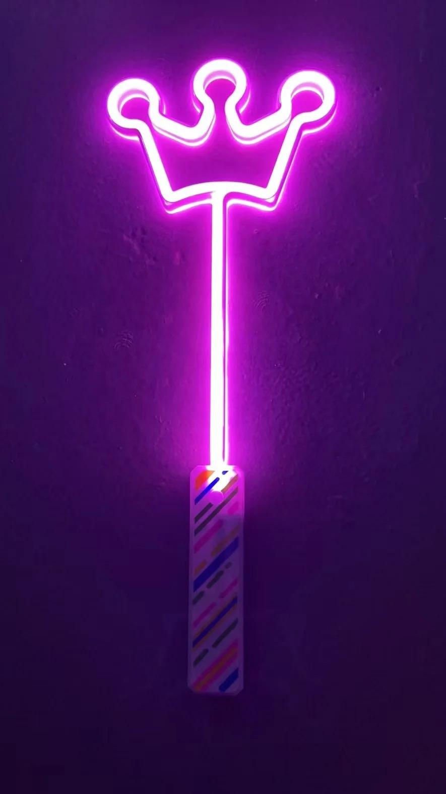 Crown neon solid color flash stick