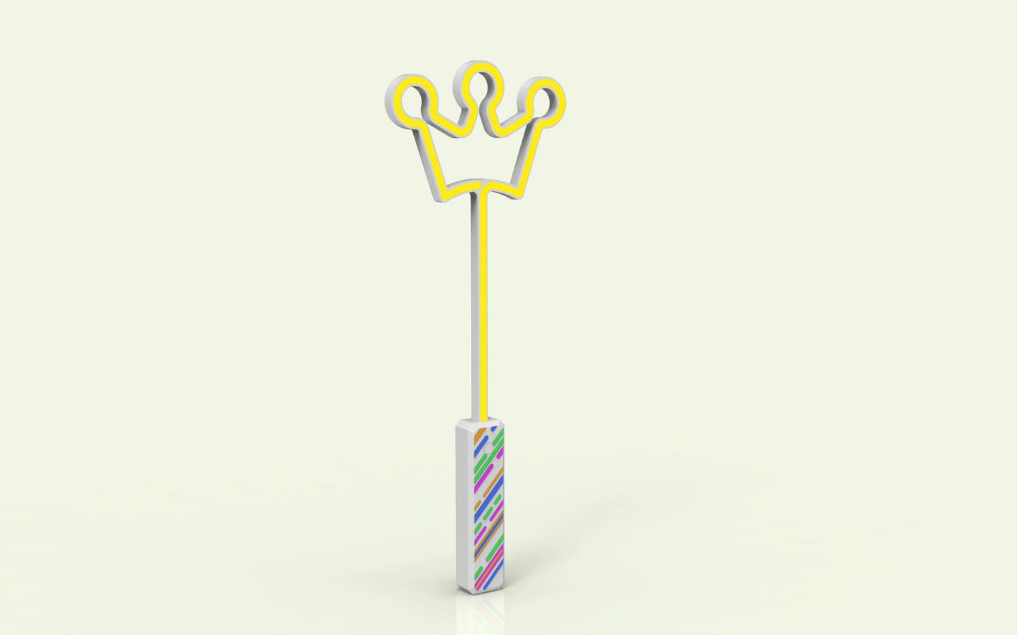 Crown neon solid color flash stick
