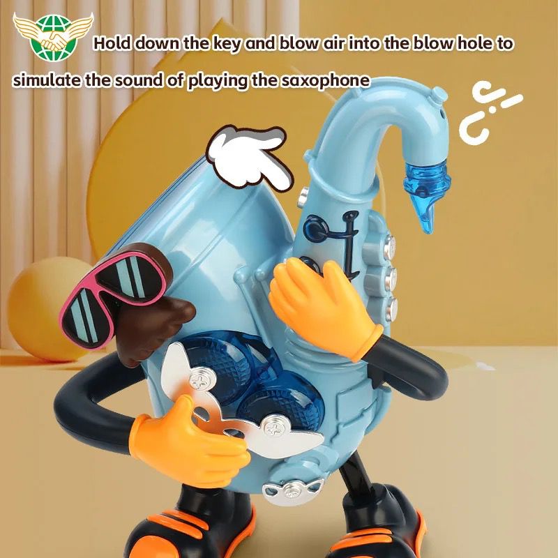 Electric dancing saxophone