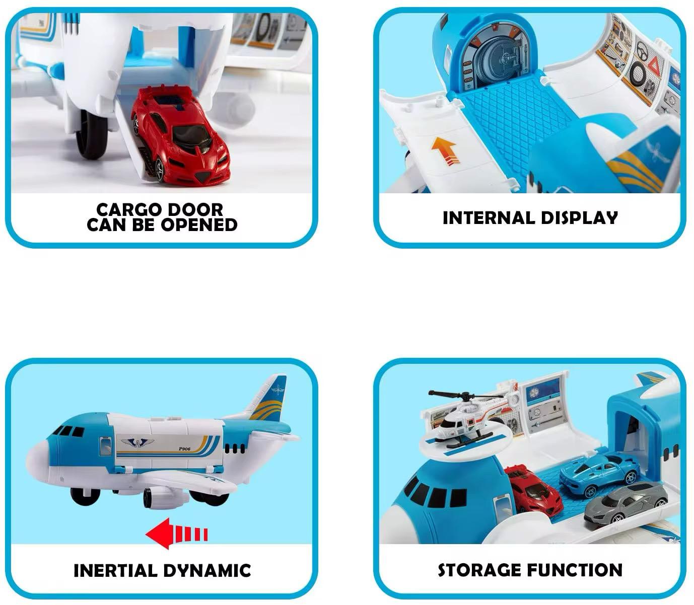 Airplane play set parking