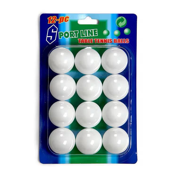 12 ping pong balls