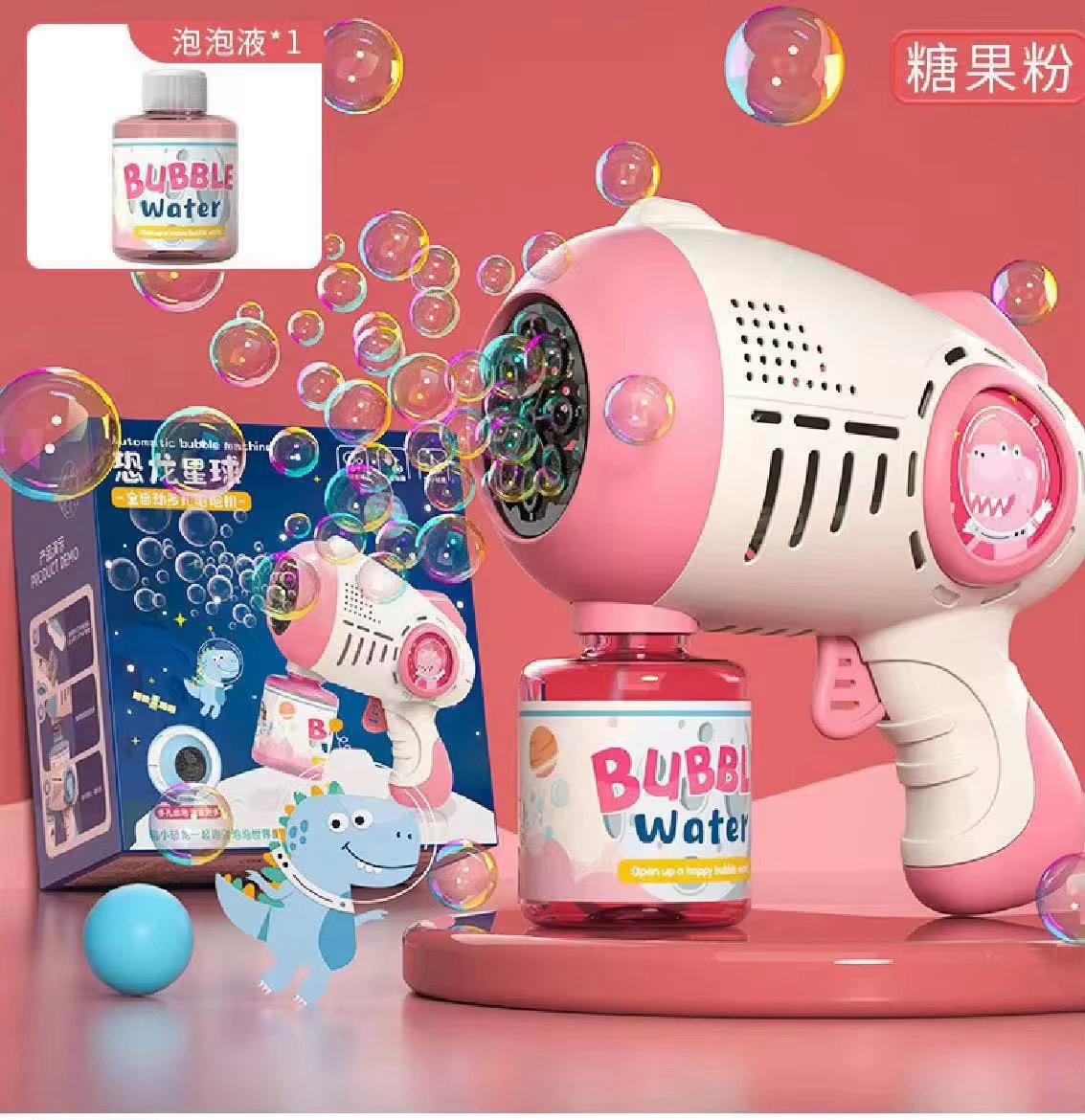 Bubble Gun Blue/pink with battries