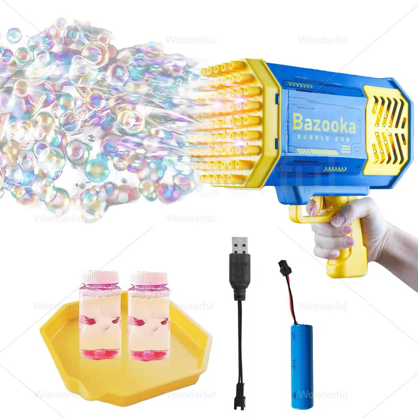 69-hole cool bubble gun
