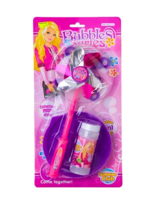 Windmill blowing bubbles