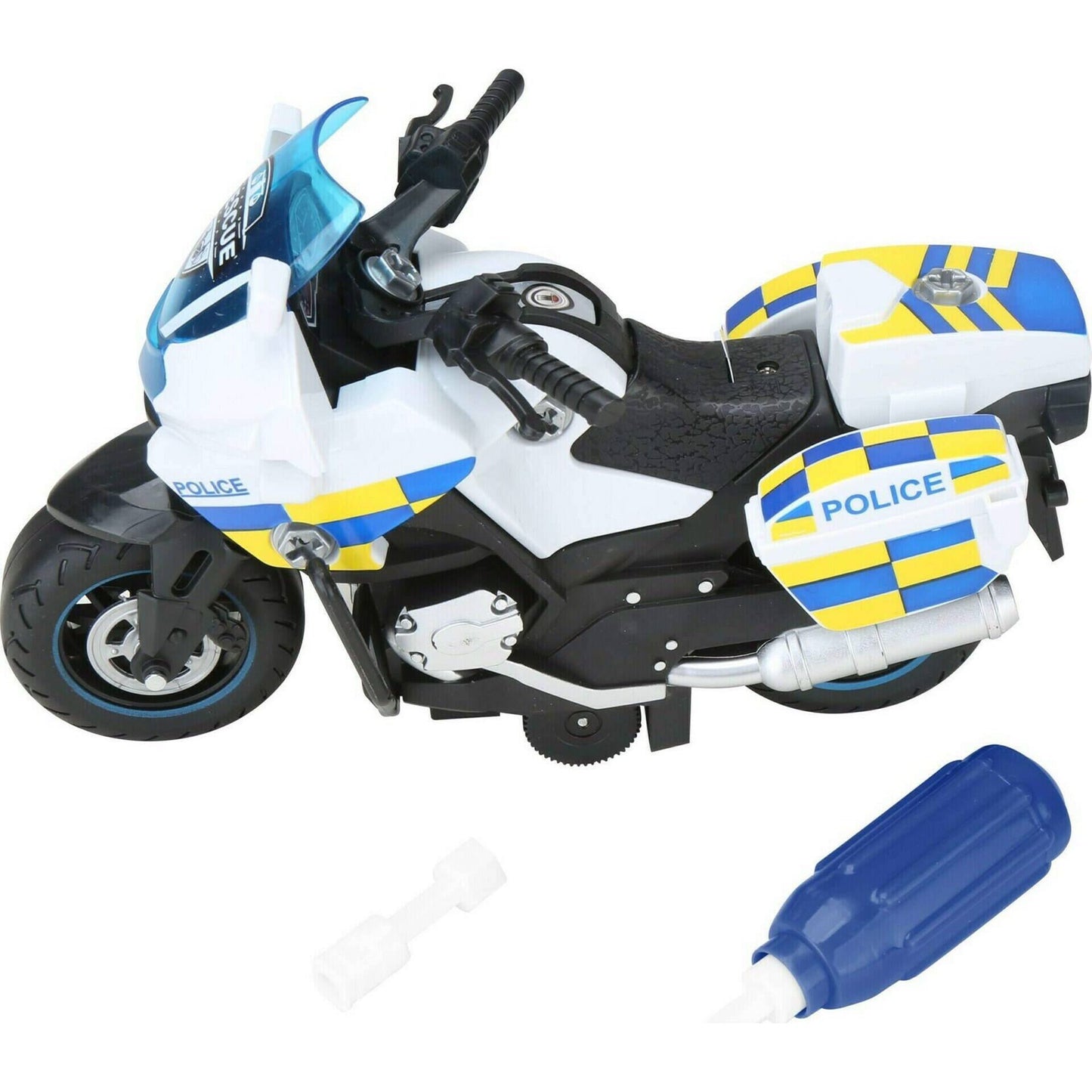 Motorcycles that can be disassembled and reassembled by inertia (3 pieces)