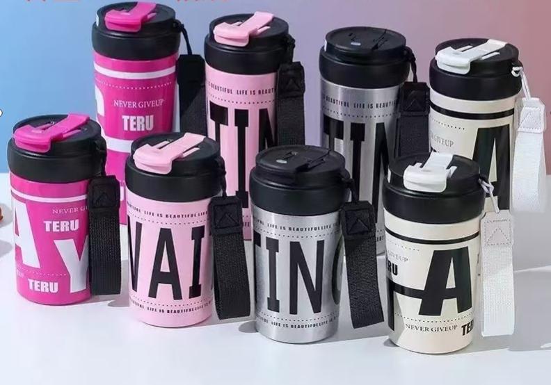 600ml Letter Insulated Mug