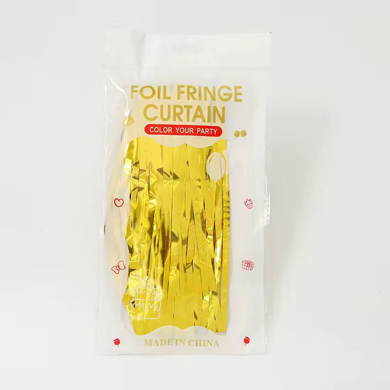 Laser-cut straight-fiber rain curtain color mixing