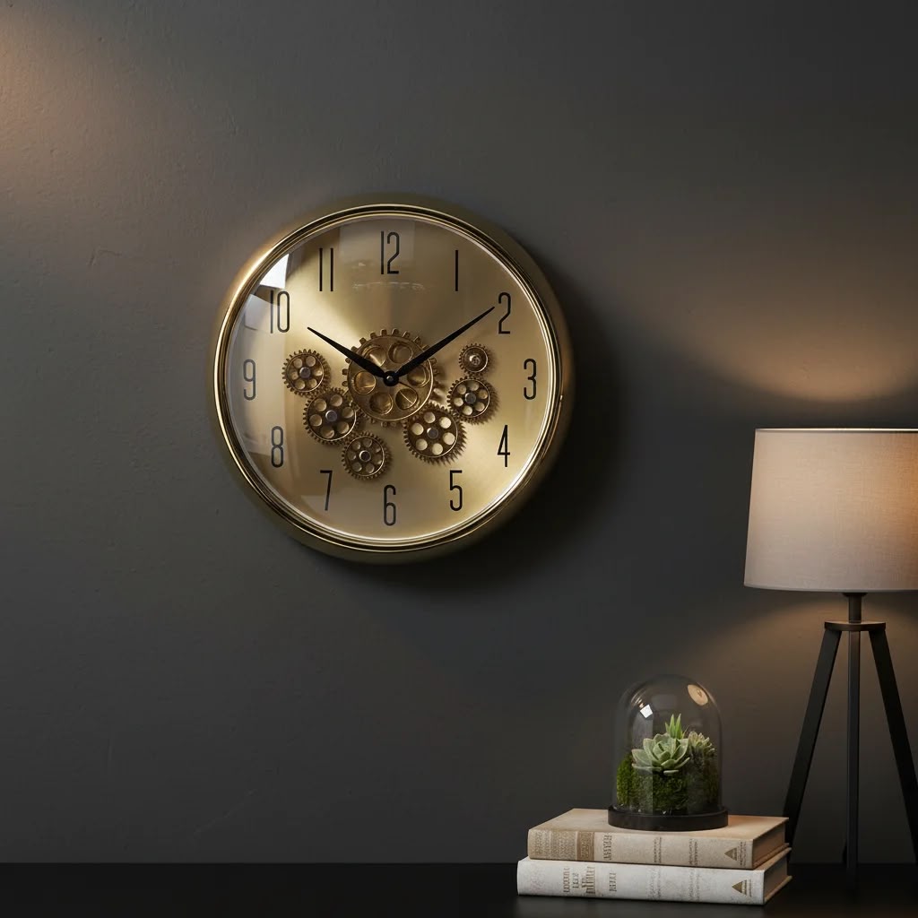 clock 35CM,4 color mixcolor