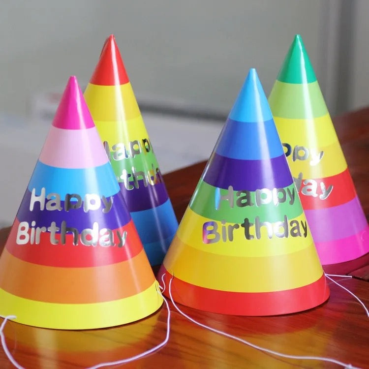 Birthday paper party hat
