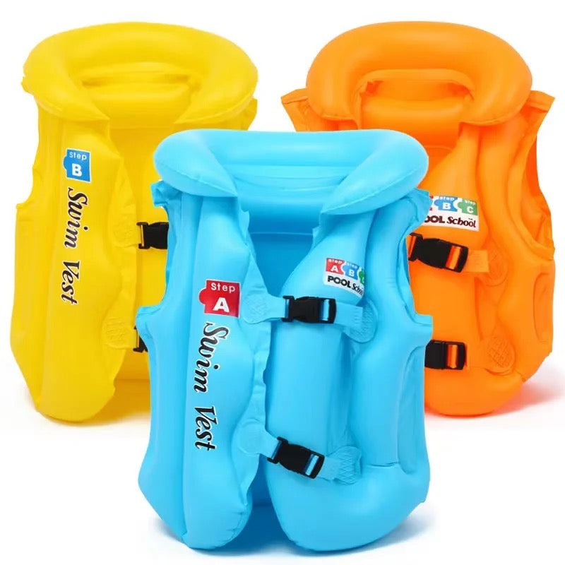 Inflatable swimsuit S/M/L. Note:- Random colours will be sent.