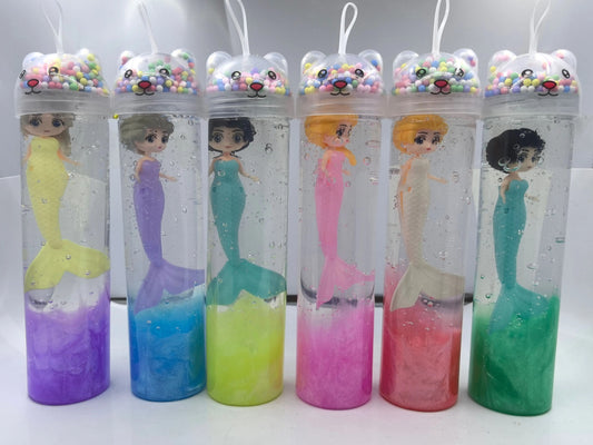 SLIME-CRYSTAL MUD WITH A DOLL INSIDE 6pcs