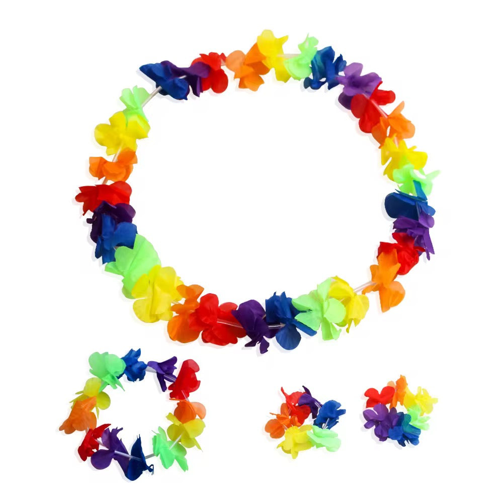 LED flower lei 12pcs