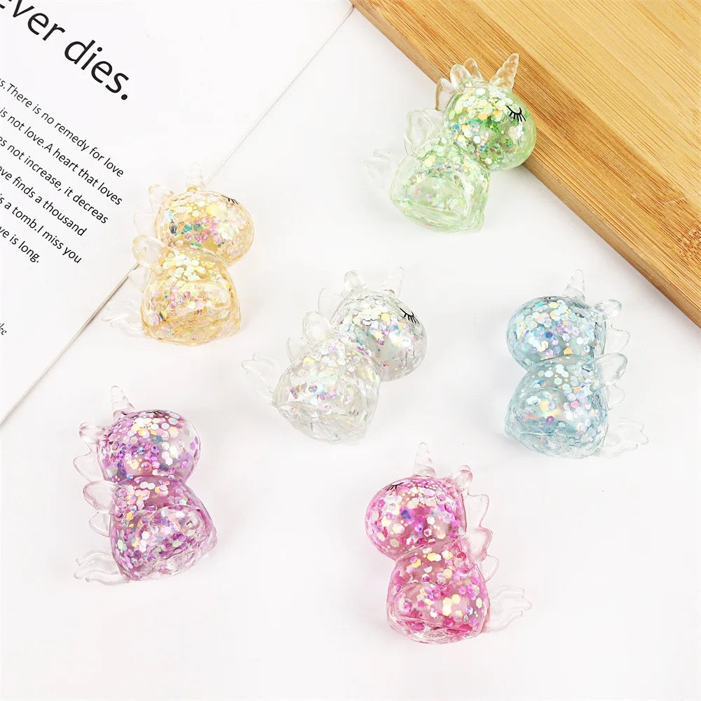 12pcs Sugar Squeezy Glitter unicorn