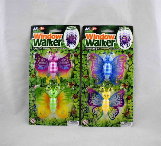 2 Zhuang Color Printed Wall Climbing Butterflies