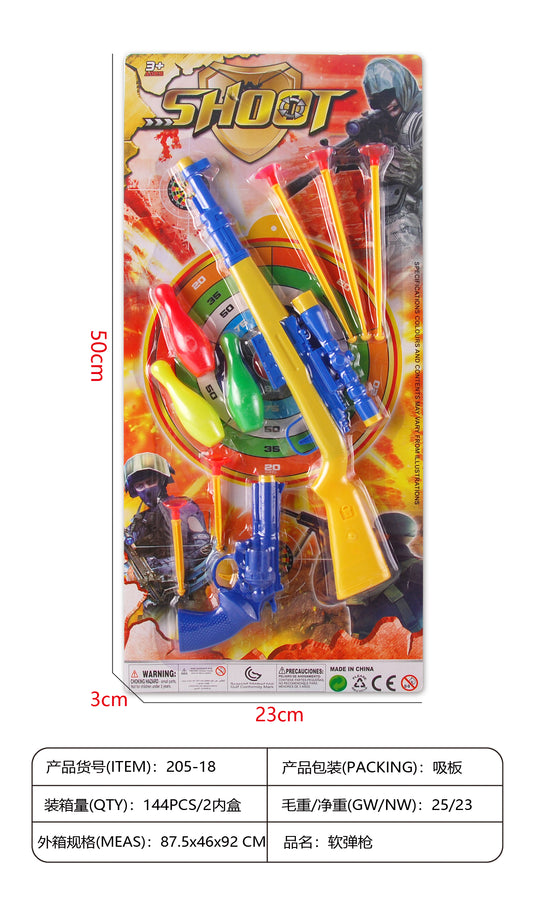 Soft bullet gun police set