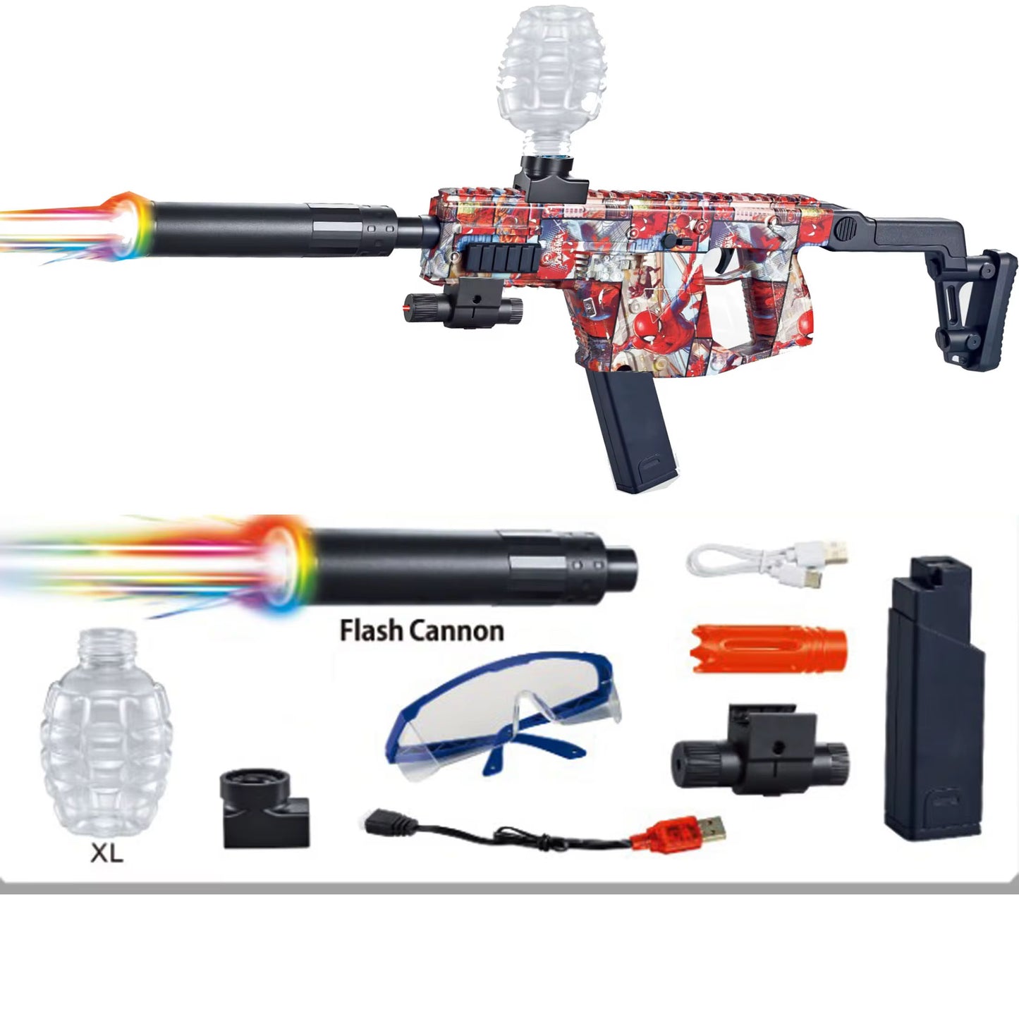 Gel bulaster gun