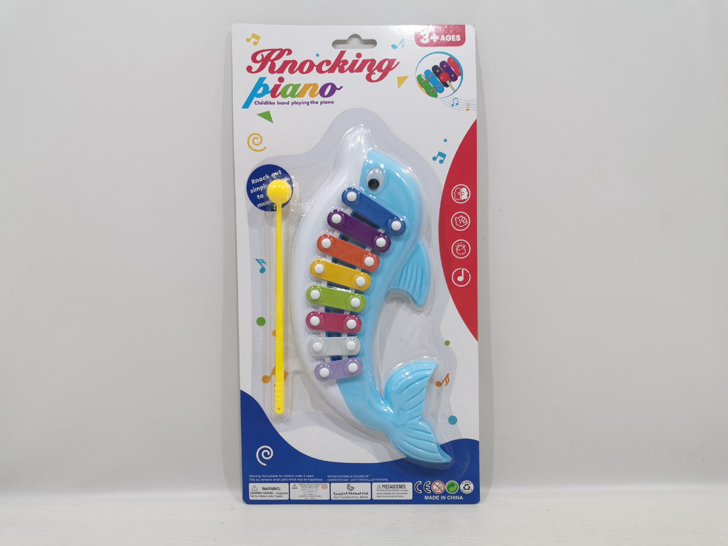 Dolphin playing the piano