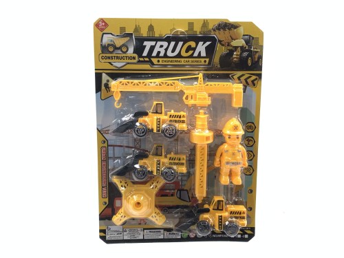 Engineering vehicle set