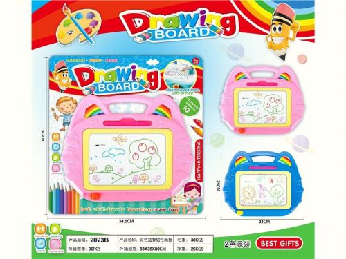 Colorful puzzle magnetic drawing board