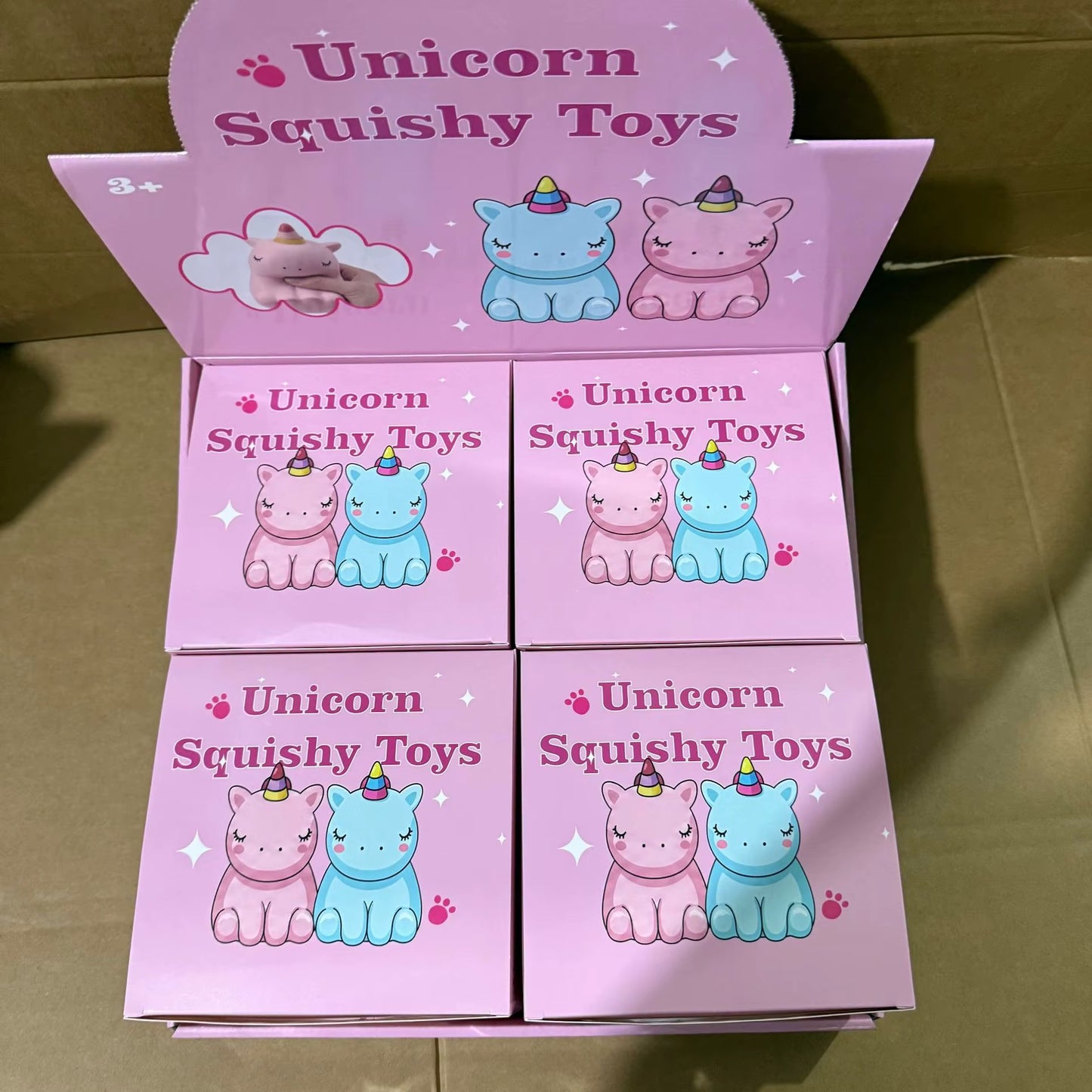 4pcs squshy unicorn