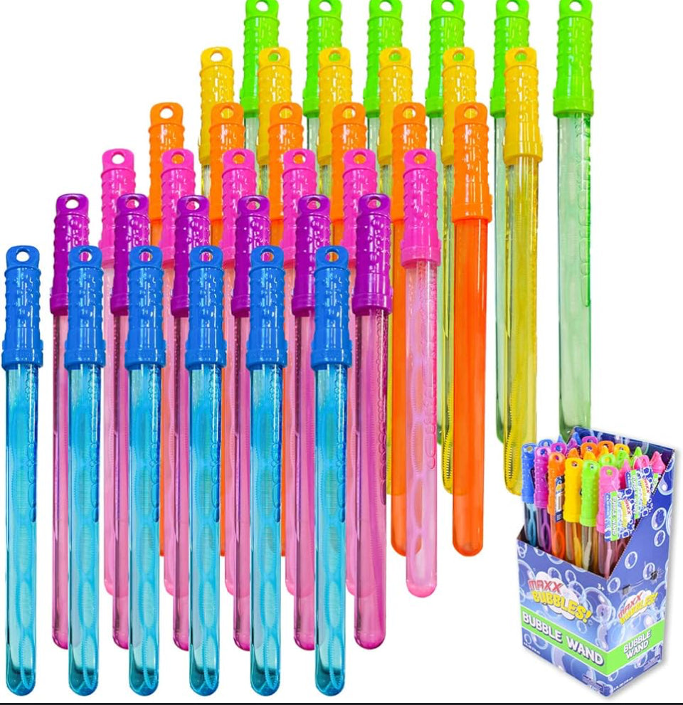 Bubble wands 37cm pack of 24pcs