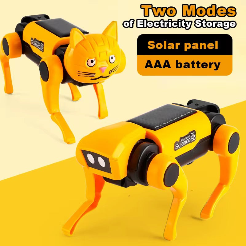 Solar energy robot dog