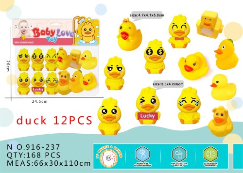 Vinyl Baby Call 12 Animal Duck Toys Cartoon Duck Toys